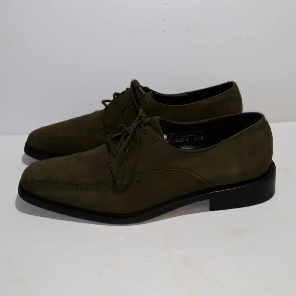 Giorgio Brutini green 100% leather dress shoes 7.5